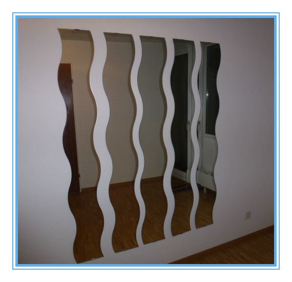 WavyMirrorSShapedMirrorMirrorTilesforWallDecoarationinCustomerSizejpg Araish Homes
